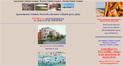 Desktop Screenshot of apartamentygdansk.pl